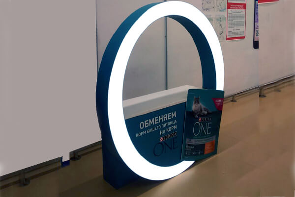 Изготовление имиджевой стойки
