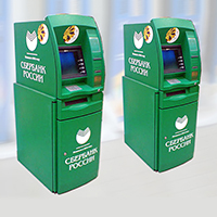 Рекламное оформление банкоматов Сбера